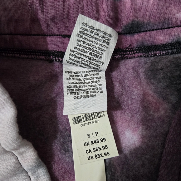 Victoria's Secret PINK Tie Dye Campus Joggers, S, NWT - Picture 3 of 10